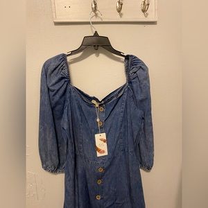 Brand new jean dress